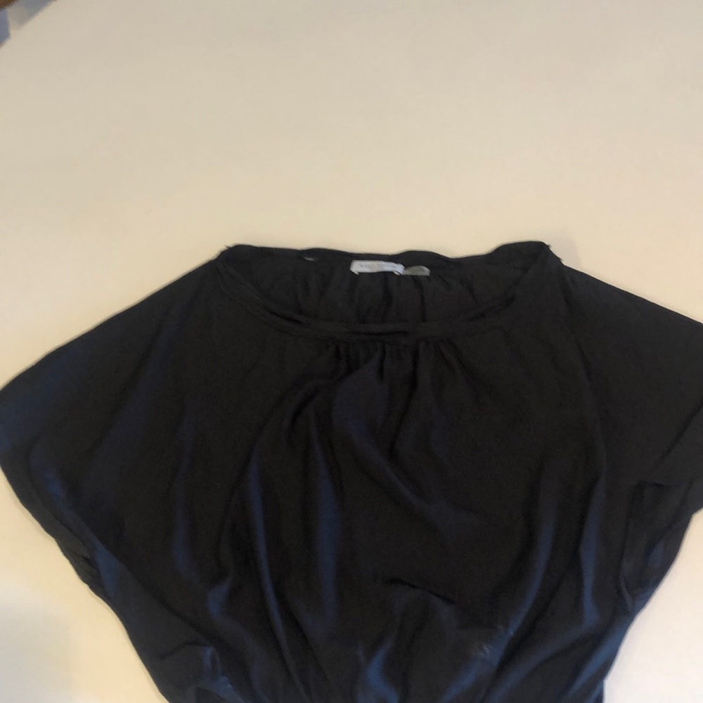 Ramy Brook, NY, black poncho top, XS